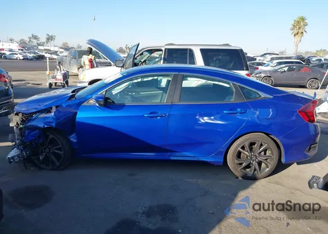 2020 Honda Civic Sport из США, поврежденный, VIN 2HGFC2F80LH600528